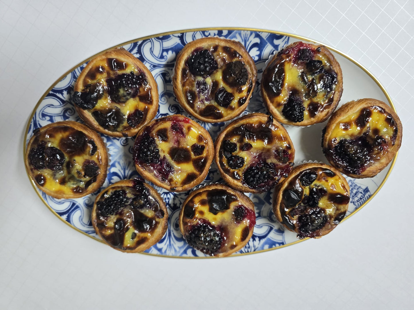 Berry's and Cream pastel de Nata - 24 PACK